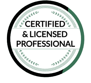 Certified and Licensed Professionals Badge